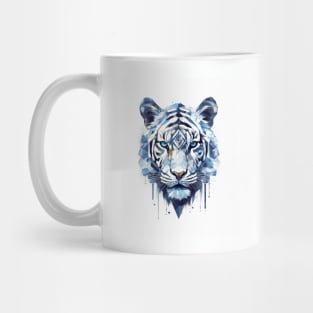 Poly Art White Tiger Mug